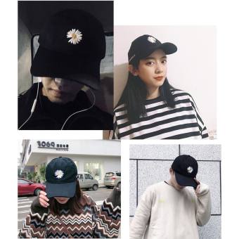 Mũ lưỡi trai cao cấp thêu hoa cúc nam nữ( người lớn)