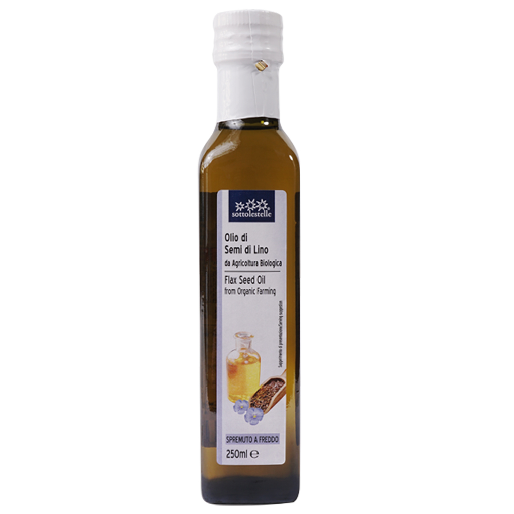 Dầu Hạt Lanh Ép Lạnh Hữu Cơ 250ml Sottolestelle Organic Flax Seed Oil