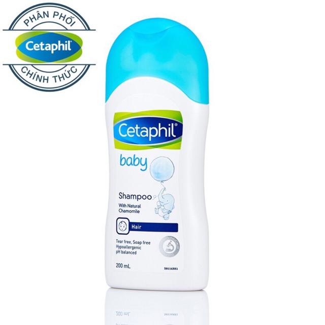 Dầu gội đầu Cetaphil 200ml bảo vệ da đầu cho bé