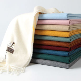 Khăn Choàng Cổ Nữ Len Lông Cừu Sky Cashmere cao cấp