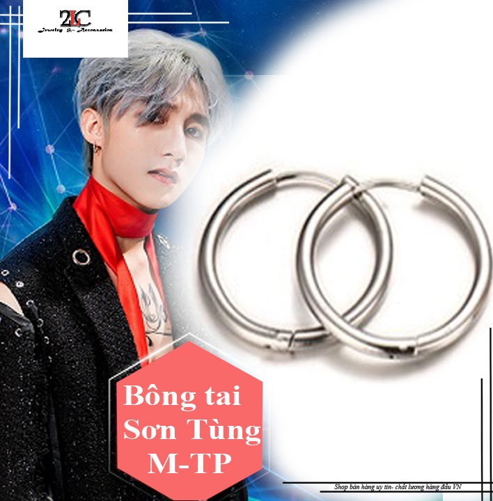[HCM]Bông Tai Nam Inox Khoen Tròn MTP Cực Chất 1 Chiếc  QuynhChi Store