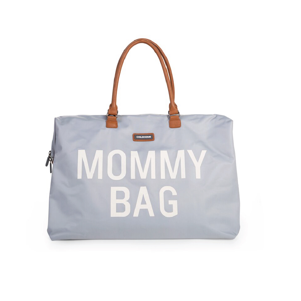 Childhome Diaper Bag Mommy Bag Big Grey/Offwhite ราคา 4,780 บาท*ส่งฟรี