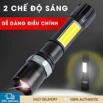 Sunlight  Đèn Pin Mini   Full Hộp Đèn Pin MINI Siêu Sáng Cao Cấp Có Zoom Xa Gần  Đèn pin  Đèn Pin Mini Led Siêu Sáng Chống Nước Giá Rẻ