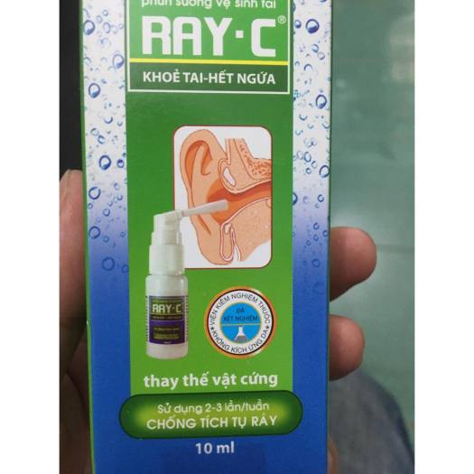Xịt vệ sinh tai Ray C
