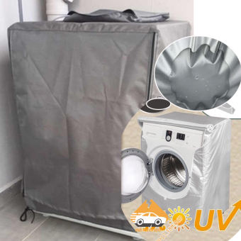 Bạt Phủ Máy Giặt Cửa Dưới Lồng Ngang Chống Tia UV Phủ Bạc Phản Quang Từ 6kg đến 15kg Vải Dù OXFORD  Siêu Bền Chống Mưa Nắng