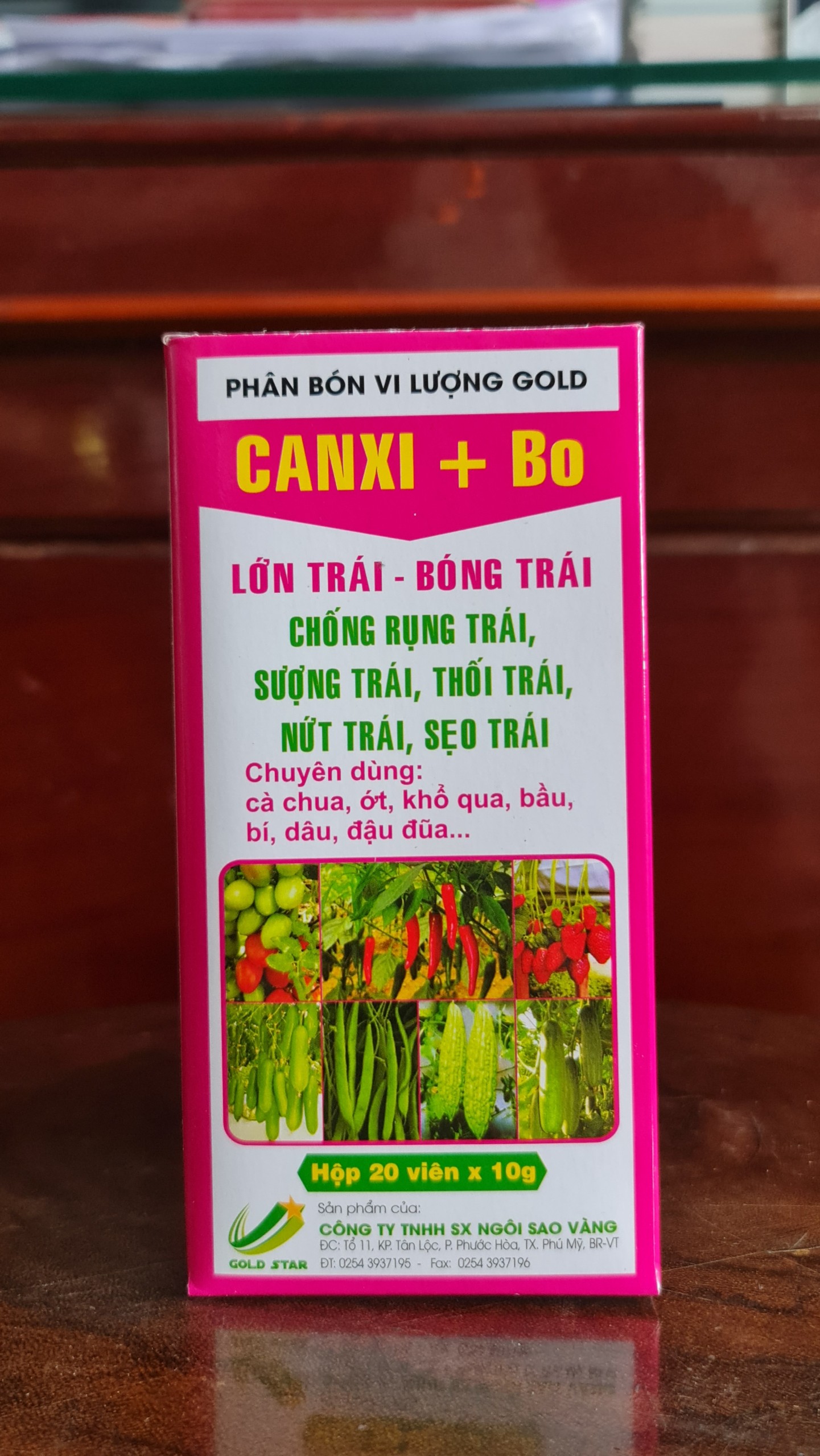 Canxi + Bo - 10gr  dạng viên sủi