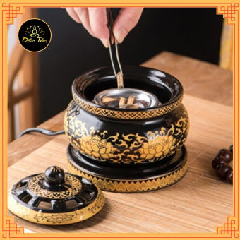Lư điện xông trầm - Lò điện đốt trầm size to