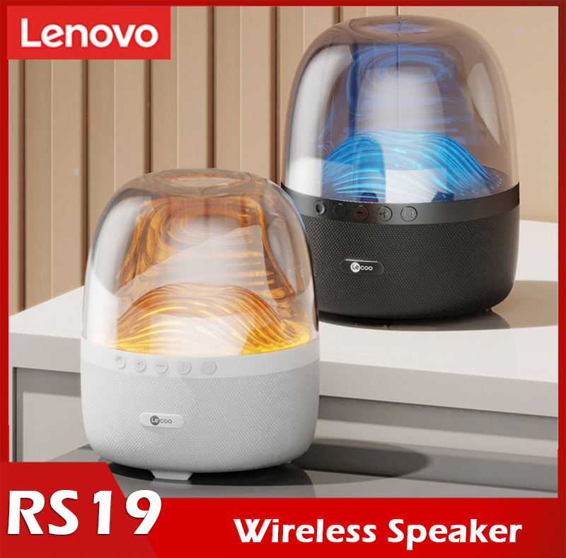Lenovo Loa Không Dây Lecoo RS19 Loa Âm Thanh Nổi Mini Di Động Tương Thích Bluetooth Hỗ Trợ Đĩa U Đèn AUX Nhiều Màu Sắc