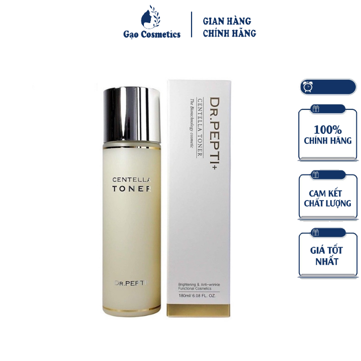 Nước Hoa Hồng Toner Dr.Pepti Siêu Căng Bóng Centella