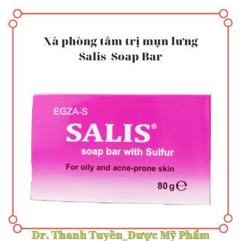 EGZA-S SALIS Soap bar 80g Xà phòng tắm giảm dầu, giảm mụn, dày sừng nang lông 80g