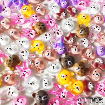 Charm Gấu, Thỏ nhiều mẫu trang trí móng nail