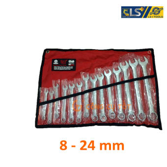 Bộ cờ lê vòng miệng 14 chi tiết LS+ 8-24, Ye.ti 8-24, 8-32, 10-32