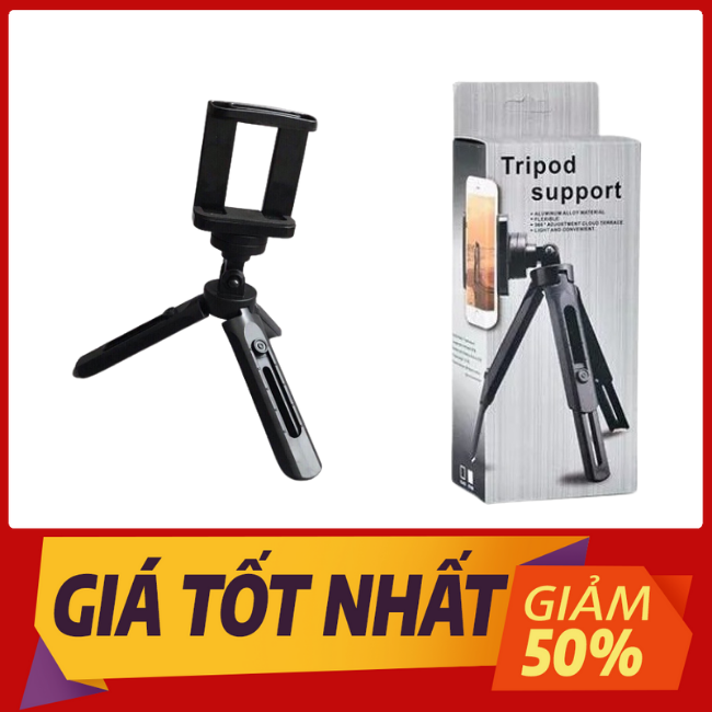 Chân chụp ảnh mini cho điện thoại- máy ảnh mini xếp gọn 3 chân tripod support xoay 360 độ