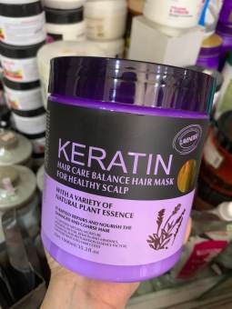 DẦU HẤP Ủ TÓC KERATIN màu tím HÀN QUỐC 1000ML