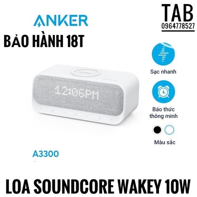 Loa bluetooth anker soundcore wakey 10w - a3300 chính hãng