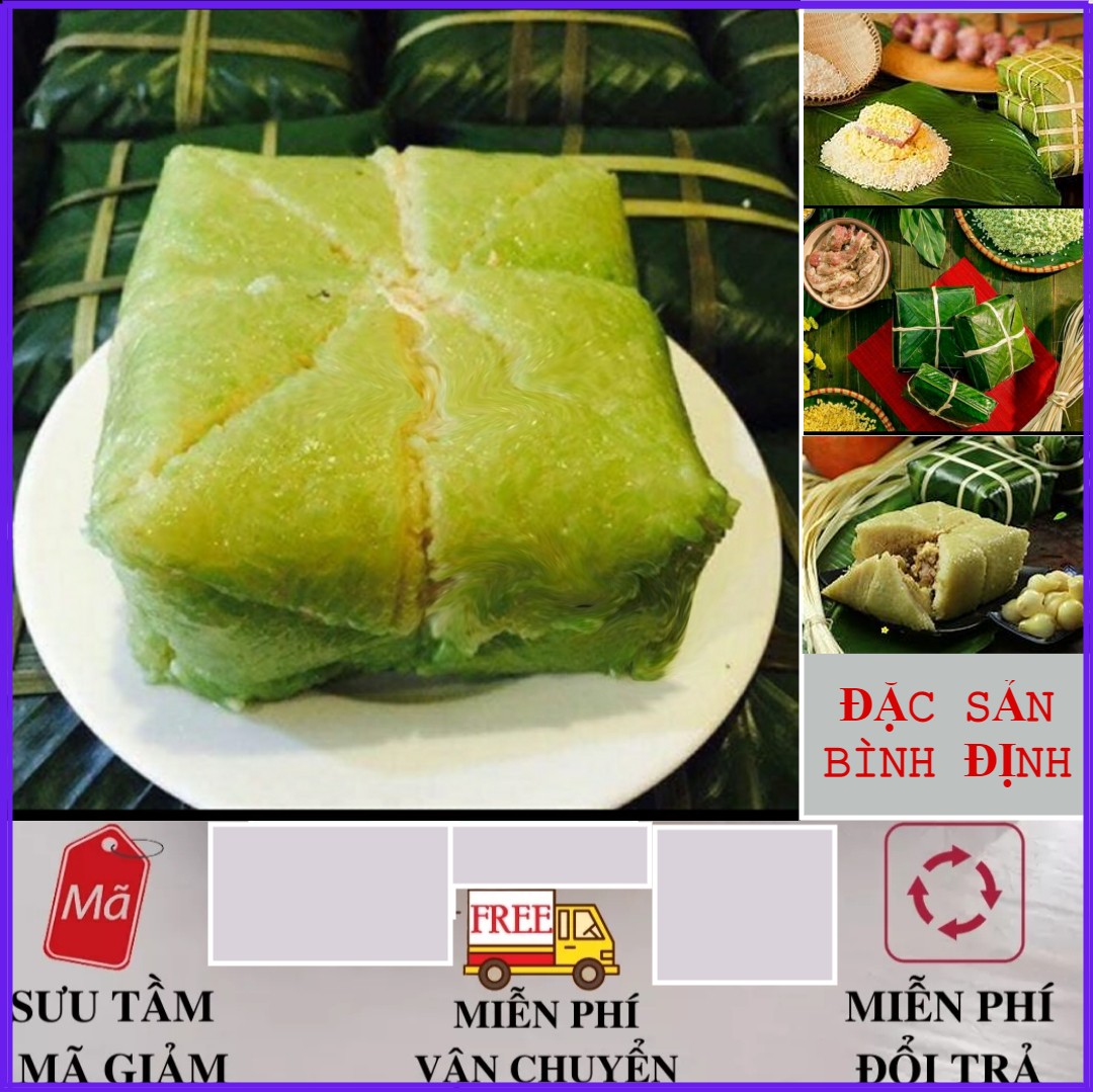 3 cái bánh chưng cô tư đặc sản bình định