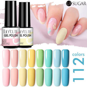 Sơn Móng Tay 7Ml Sơn Gel UV Sơn Móng Tay Bán Vĩnh Viễn Màu Hồng Màu Xanh Lá Cây Màu Xanh Lá Cây Sơn Móng Tay Sơn Bóng Gel Nhiều Màu