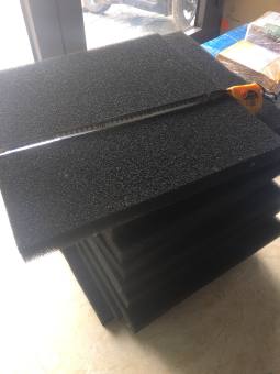 Mút đen lọc nước bể cá cảnh,hồ KOI, phụ kiện lọc nước kích thước 50x50x5cm.