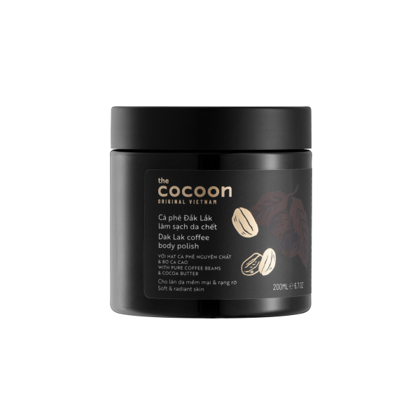Tẩy da chết toàn thân cocoon chiết xuất cà phê đắk lắk 200ml