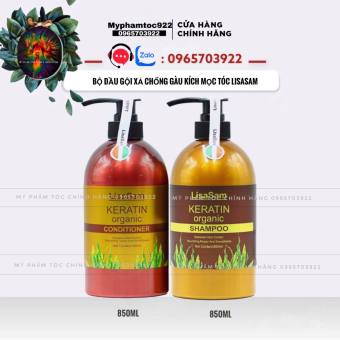 DẦU GỘI XẢ NHÂN SÂM HÀN QUỐC 800ML CHỐNG GÀU KÍCH MỌC TÓC LASASAM