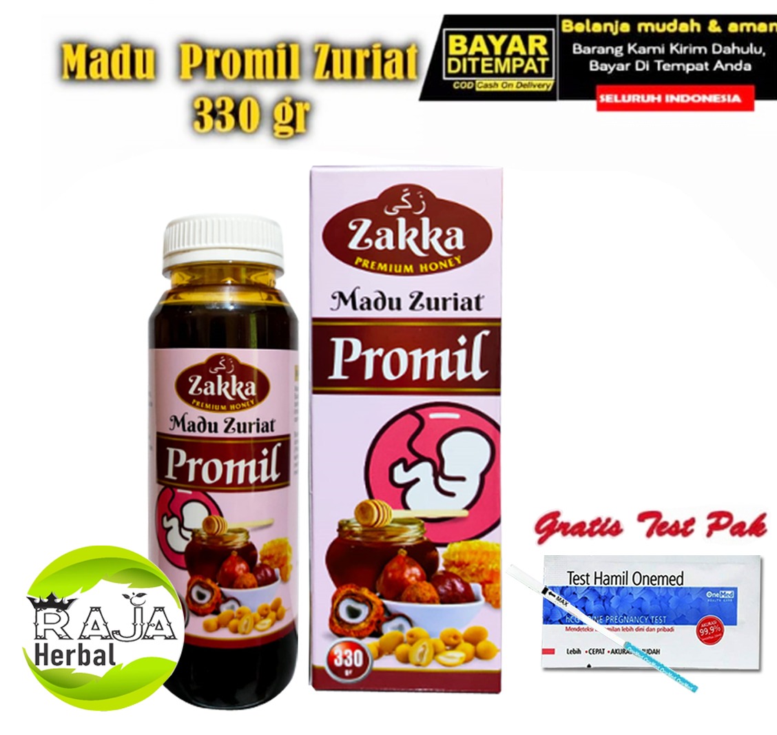 Madu Promil - Prograam Hamil -Zakka Madu Zuriyat Zuriat Doum Fruit plus tespack -330 Gram