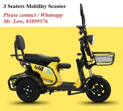 Mobility Scooter PMA 3 Seats (1)