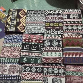 bóp đựng tiền thổ cẩm ngắn