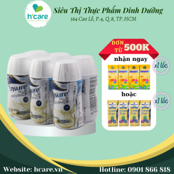 Sữa Ensure Plus Advance 220ml - Dinh dưỡng vàng cho người suy dinh dưỡng, suy mòn cơ