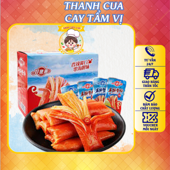 Thanh cua cay Trùng Khánh (đỏ/tim) - Ăn Vặt Nội Địa Trung
