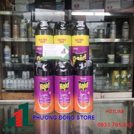 Bình xịt muỗi RAID 600ml -700ml