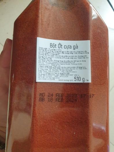 Bột Ớt Cựa Gà Paprika Mccormick 510g