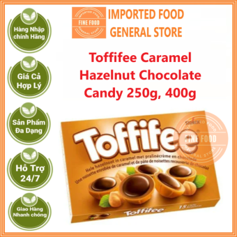 Hộp quà Toffifee Caramel Hazelnut Chocolate Candy 150g, 400g
