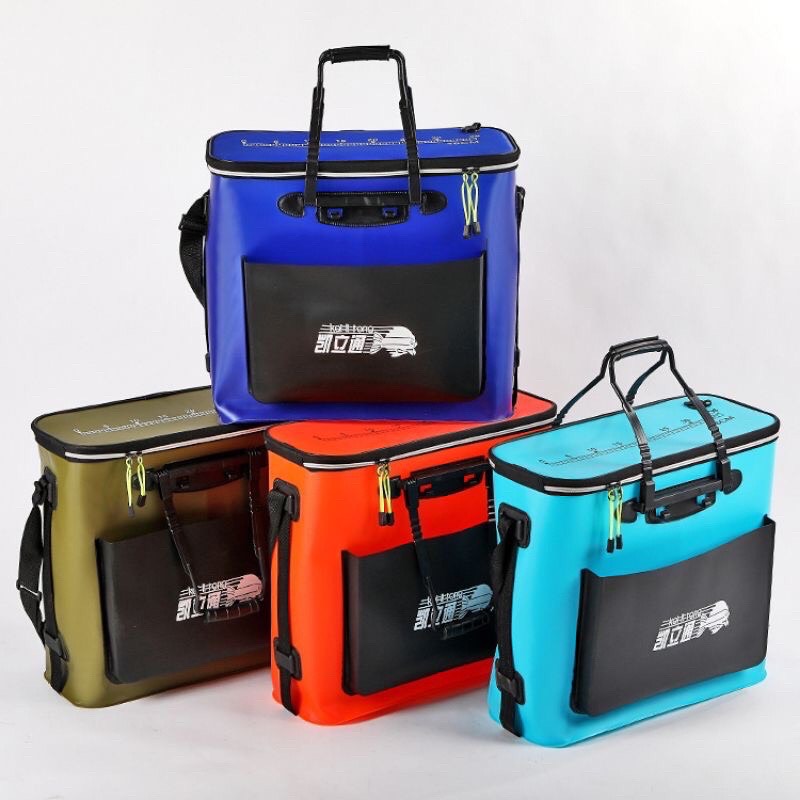 Thùng đựng cá đi câu tiện lợi có thể gấp gọn 3 size 42cm, 48cm, 52cm