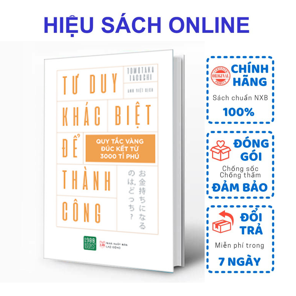 Sách - tư duy khác biệt để thành công - tặng kèm bookmark