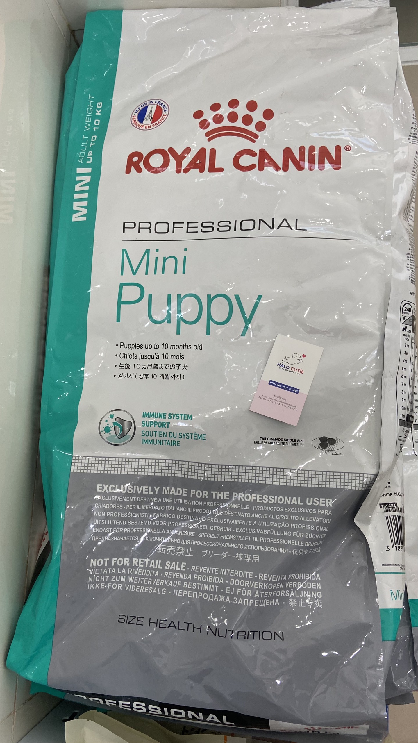 Royal Canin - hạt thức ăn cho chó con - giống nhỏ - bao 15kg