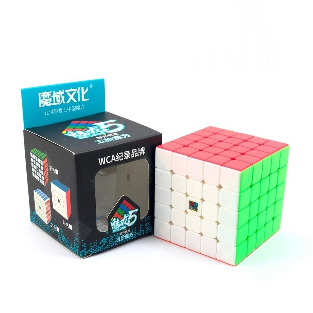 Rubik 5x5 stickerless moyu meilong mfjs rubic 5 tầng