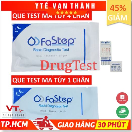 ✅ Que Test Chất Kích Thích Fastep Test thử chất gây nghiện - chính xác 99% - VT0157 - [Y Tế Vạn Thành]