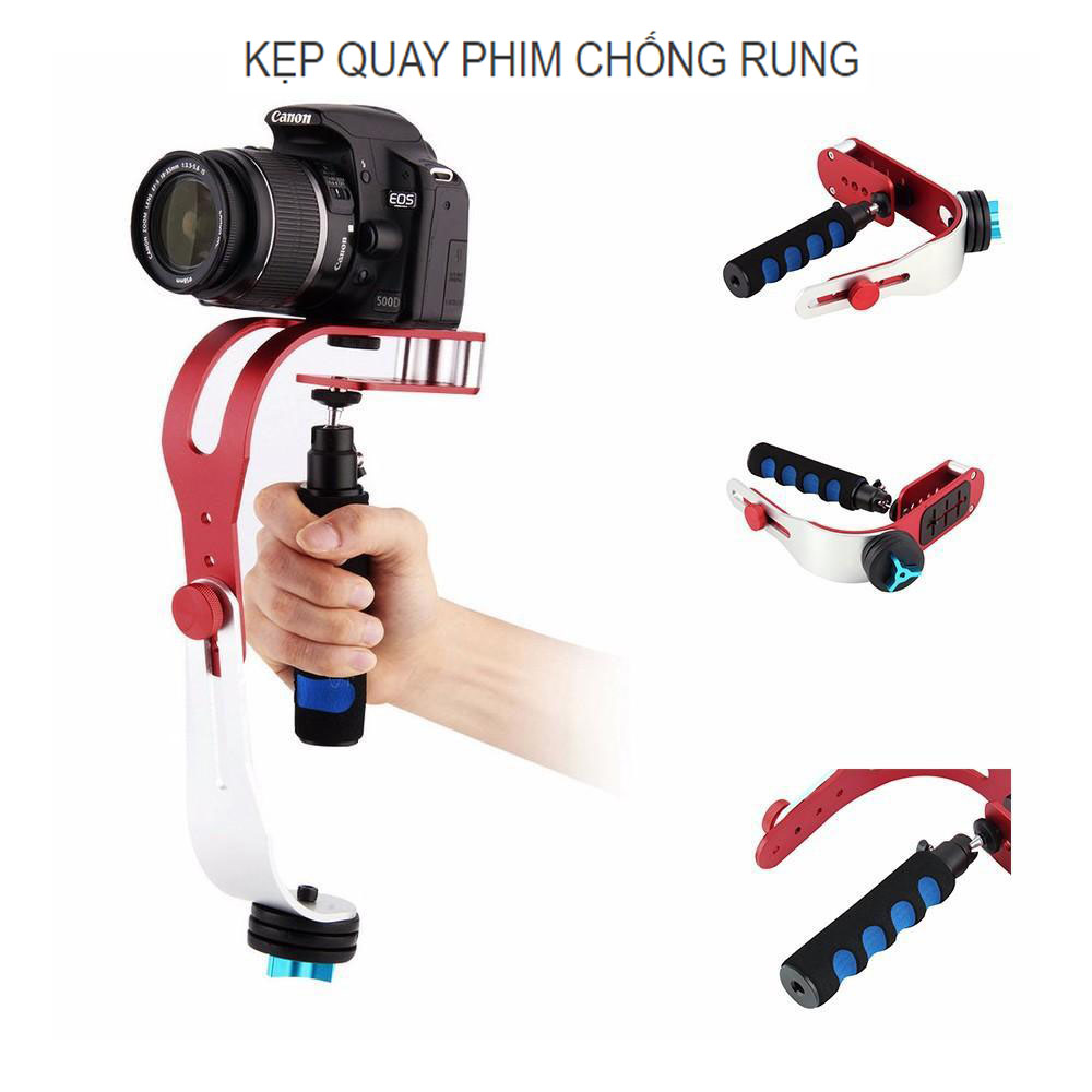 Gậy quay phim chống rung - thiết bị chống rung khi quay phim - tay cầm chống rung dành cho máy ảnh điện thoại hoạt động hoàn hảo với điện thoại để chụp ảnh quay video cực ổn