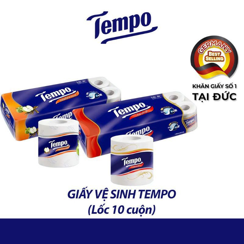 1 cuộn khăn giấy vệ sinh tempo cao cấp