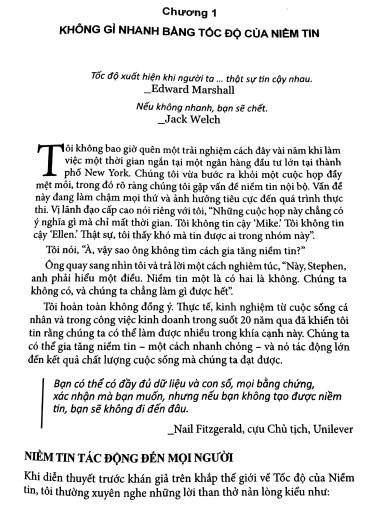Tốc Độ Của Niềm Tin