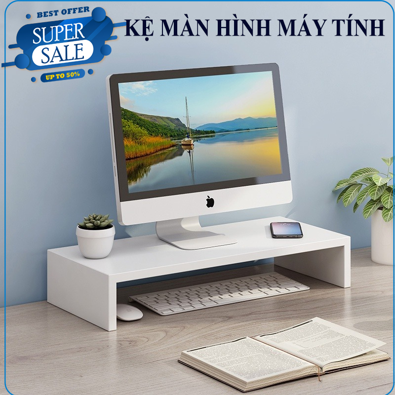 Kệ sách, giá sách, kệ sách để bàn, kệ sách mini cao cấp, giá sách để bàn, kệ để bàn mini tiện lợi gỗ dày 12mm - kệ máy tính đa năng, kệ để bàn theo phân loại