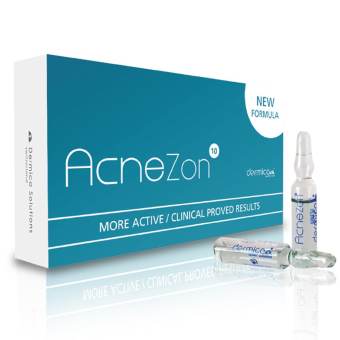 Ampoule xử lý mụn viêm DERMICA AcneZon Ampoule - Khô mụn viêm mờ thâm ống 2ml