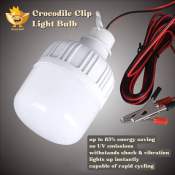 HG LED 12V Crocodile Clip Car Motor Battery Light