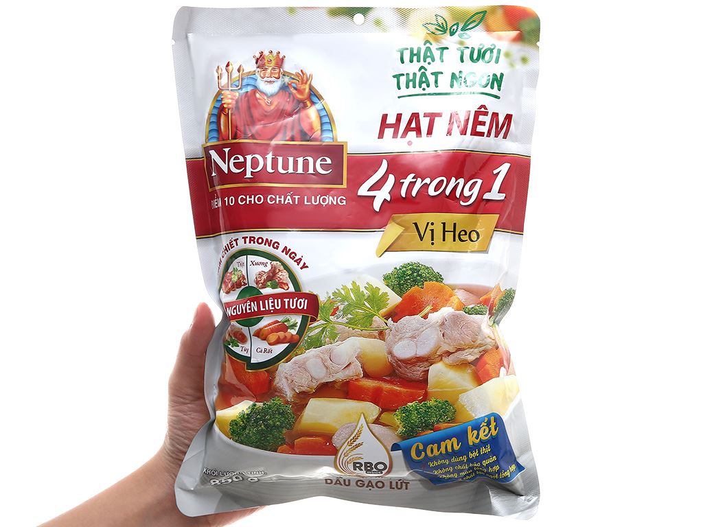 Hạt nêm 4 trong 1 vị heo Neptune