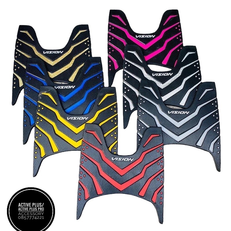 THẢM LÓT CHÂN VISION 2021 KIỂU ZIN LOẠI DÀY ĐỦ MÀU -PHỤ KIỆN VISION 2021