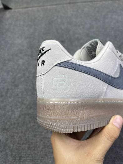 Giày Nike Air Force 1 Low Da Lộn Xám nam nữ, kèm hộp giày bảo vệ, giấy gói, bill