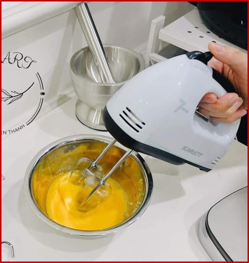 Máy đánh trứng 7 cấp độ, máy đánh trứng mini, máy đánh trứng cầm tay, máy đánh trứng cầm tay 07 tốc độ 180W cao cấp, đồ dùng nhà bếp tiện lợi