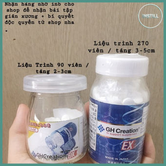 Viên uống tăng chiều cao Nhật GH- Creation (90 viên)