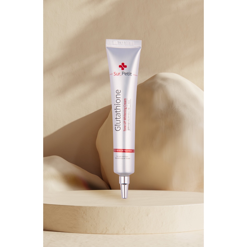 sur petit glutathione Kem Dưỡng Trắng Chuyên Sâu Sur.Petit Glutathione Whitening Tone Up Cream  Kem Dưỡng Trắng Không Chứa Cồn Và Paraben Đều Màu Da Và Làm Mờ Đốm Đen Kem  Dưỡng Trắng Phù Hợp