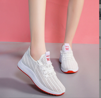 Giày Thể Thao Nữ  Lưới Trắng Xinh